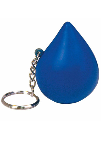 Blue Drop Stress Ball Keyrings | AL26396